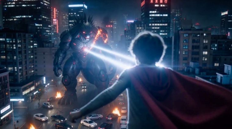 Rejected take: the beams come from the wrong place