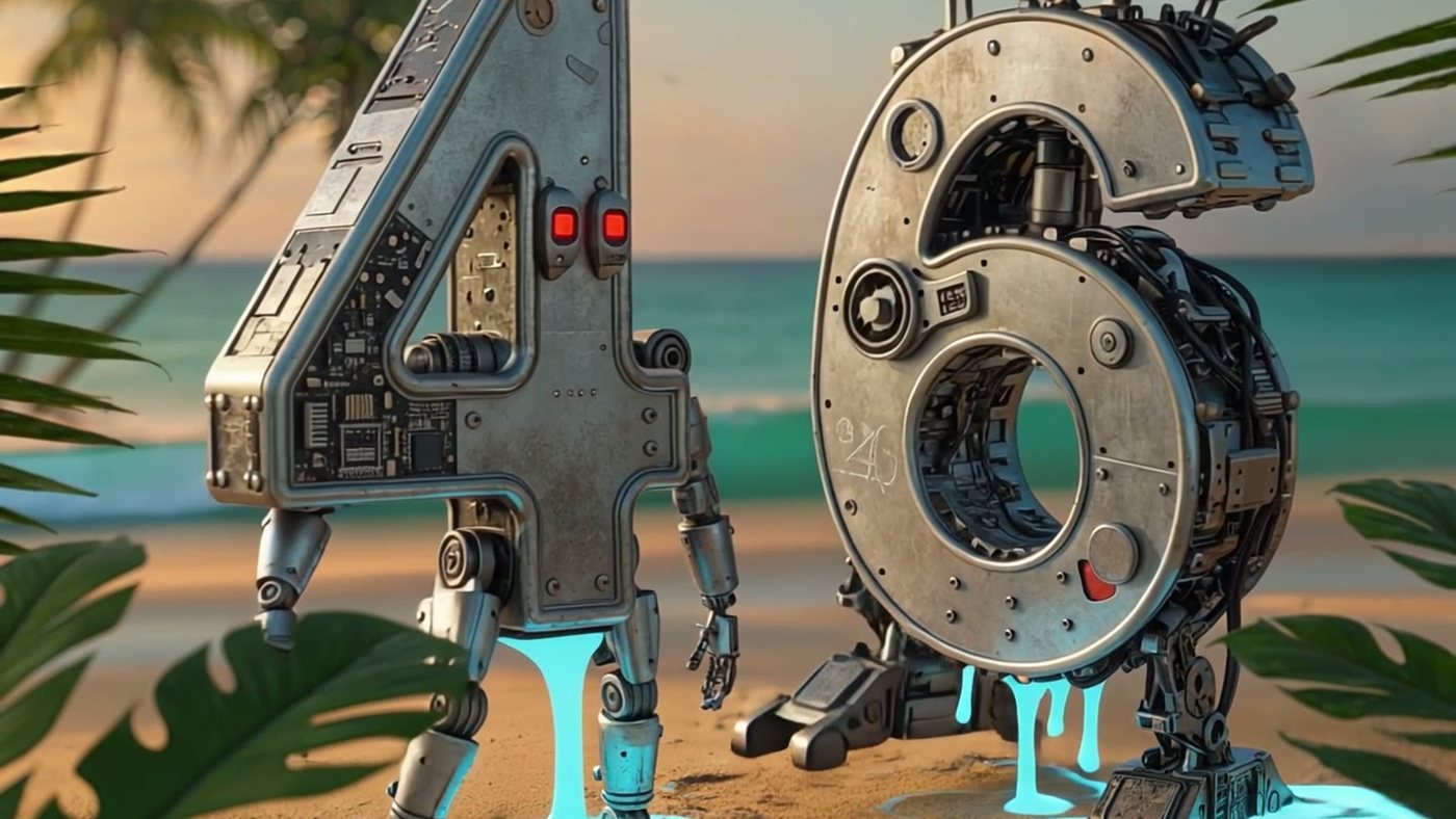 The robots, from the front
