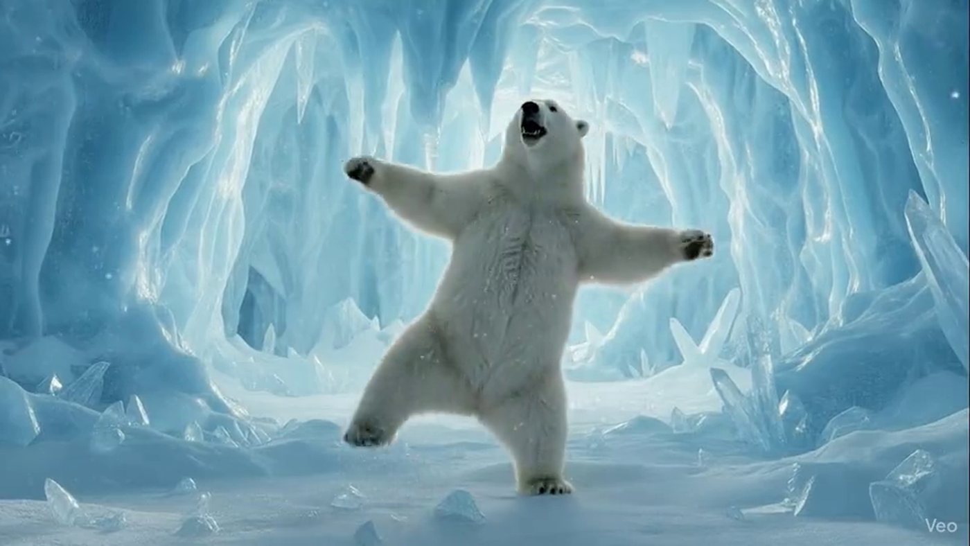 Test: the ice cave