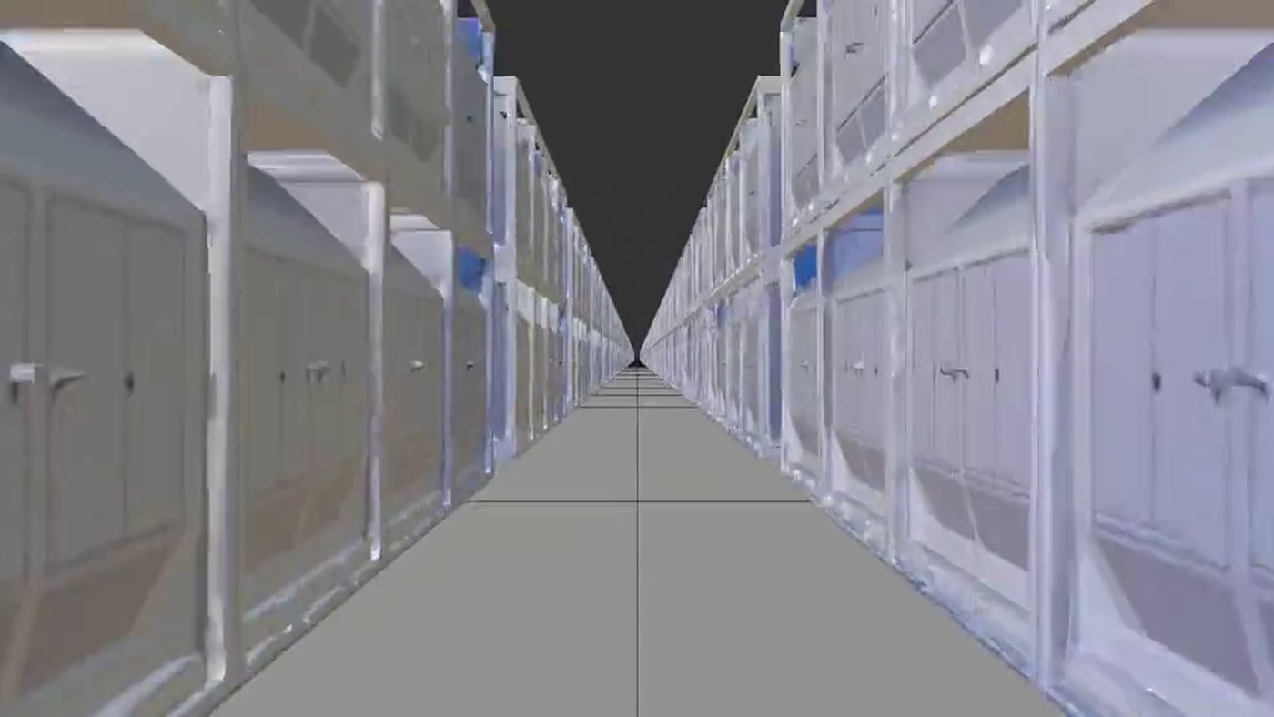 The layout pass, before any texture