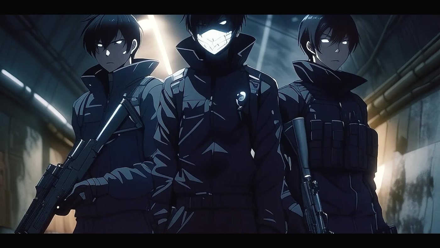 Three of them under the flyover, armed